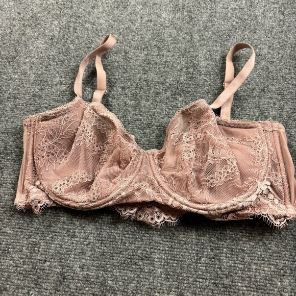 VICTORIA’S SECRET Women Dream Angels Push-Up Without Padding pink/nude lace 36DD - Picture 1 of 7